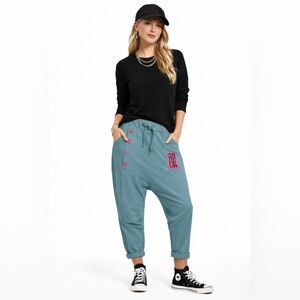 NEW Cotton Drop Crotch Harem Pants - One Size